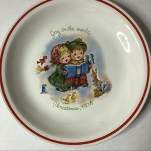 Rusties Collector’s Plate “Joy to the World”STAFFORDSHIRE, England By Rust Craft